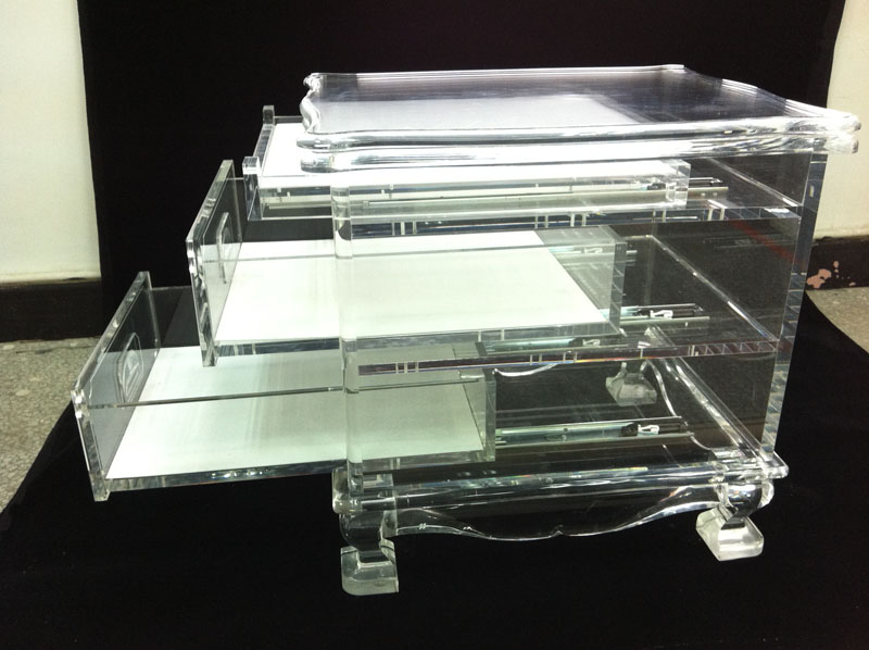 Acrylic display cabinets