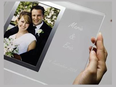 Acrylic photo frame